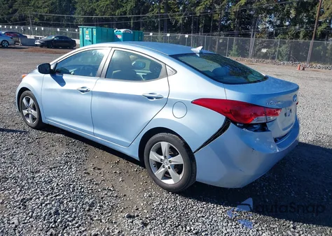 2011 Hyundai Elantra Gls (Ulsan Plant) z USA, uszkodzony, nr VIN KMHDH4AEXBU090163